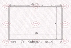 �������� ���������� Mitsubishi Airtrek/Outlander 02- Tatsumi TGA1020 TGA1020 ����