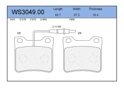 ������� ��������� �������� ��� Mercedes BENZ V-Class 1996 - 23, VITO 1996 - 23Mercedes BENZ V-Class 1996 - 23, VITO 1996 - 23 Jeenice WS304900 WS30490...