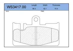 ������� ��������� �������� ��� Lexus LS 430 00-06 Jeenice WS341700 WS341700 ����