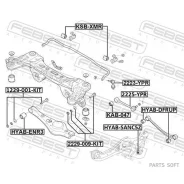 ���������� / Febest ��� Hyundai IX35 2009- Santa Fe 2013- Tucson Kia Sportage 2010-; 2229-009-KIT; 552602W000 GC0011 Febest 2229009KIT 2229009KIT ����