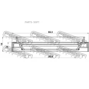 ������� ������� 38.4x55.3x8x14 | ����/��� | Febest 95JES40550814C 95JES40550814C ����