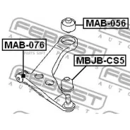 ������� ����� ������� ������� ������ 35.5x32x19.2 | ����/��� | Febest Mbjbcs5 MBJBCS5 ����