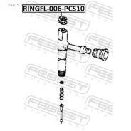 ������ �������������� �������� ������� ������� (10 ��. � ��������) | ����/��� | Febest Ringfl006PCS10 RINGFL006PCS10 ����
