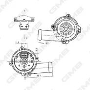 ����� ������� ���������� /GMB ��� Audi A3 A6 TT Volkswagen Golf Bora New Beetle Leon Quattro; GEW-VW016; 078965561 0392020039 0392020054 GMB Gewvw016...
