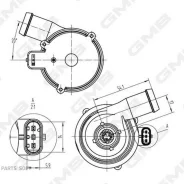 ����� ������� ���������� /GMB ��� VW Audi A1 A4 A5 A6 A7 A8, Bentley Continental Skoda Fabia Rapid Roomster Jetta Polo; GEW-VW003; 6R0965561A GMB Gewv...