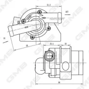 ����� ������� ���������� /GMB ��� Audi A4 A6 S4 Volkswagen Passat 2001-2005 Touareg 2004-2007; GEW-VW018; 078121601 702074750 41530E GMB Gewvw018 GEWV...