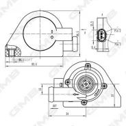 ����� ������� ���������� /GMB ��� Volkswagen Passat; GEW-VW006; 1K0965561B 702074610 V10160005 GMB Gewvw006 GEWVW006 ����