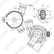 ����� ������� ���������� /GMB ��� Audi A4 A5 A6 Volkswagen Amarok; GEW-VW020; 03L965561A 701713330 GMB Gewvw020 GEWVW020 ����