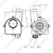 ����� ������� ���������� /GMB ��� Audi A4 2007- Q5 2008- Q7 2015-; GEW-VW026; 06H121601M 704071650 V10160026 GMB Gewvw026 GEWVW026 ����