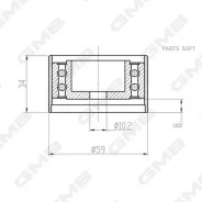 �������� ����� ��� /GMB ��� Audi A4 A6 A8 /2000-2006 3.0; GTC0310; 06C109244 06C109244D GMB GTC0310 GTC0310 ����