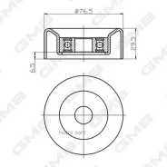 �������� ����� ���� ����� /�������� GMB ��� Ford C-Max 1999-2010 Fiesta IV 1995-2002 Focus 2004-2011 Mondeo 2007-2015 SMax 2006; GTC0920; (TGTR046) 25...