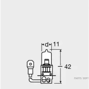 ����� H3 12V 55W PK22s Original LINE �������� ������������ �/� (���) 1 ��. Osram 64151 64151 ����