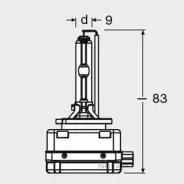 ����� D3S 42V 35W PK32d-5 Xenarc Original �������� ������������ �/� (���) 1 ��. Osram 66340 66340 ����