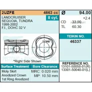 ������ ��� / Teikin ��� Toyota Land Cruiser Lexus LX470 Sequoia Tundra 1998-2004 2UZ-FE; d=22.00; 46337-STD; 46337 131015005001 131015004001 Teikin 46...