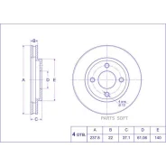 ���� ��������� /�������� /TI-GUAR ��� Nissan AD 1999-2008, Wingroad 1999-2005, Mazda Familia 1999-2007; 238/22��; TG-40206-WD200 RN2122V 1N0933251 402...