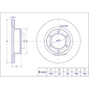 ���� ��������� /�������� /TI-GUAR ��� Toyota Land Cruiser Prado 1995-2003 Surf 1995-2002; 319/22��; TG-43512-35210 PD3118256S ST4351235210 GR02339 297...