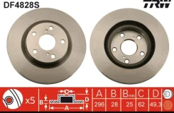 ���� ��������� �������� Toyota Camry (V40-V50), RAV4 III-IV, Auris DF4828S TRW DF4828S DF4828S ����
