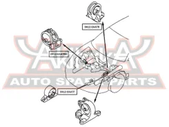 ������� ��������� ������ AT Mitsubishi Galant EA3A/EA8A USA 1996-2003 ASVA 0412-Eaatr 0412EAATR ����