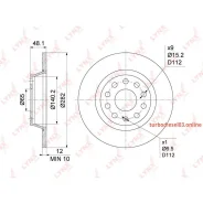 ���� ��������� ��������������� 282x12, ��� Lynxauto BN1198 BN1198 ����