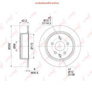 ���� ��������� ��������������� 292x9, ��� Lynxauto BN1793 BN1793 ����