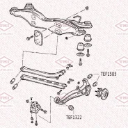 ����������� ������ ����� ��� ����/��� OPEL Vectra 96- Tatsumi TEF1585 TEF1585 ����