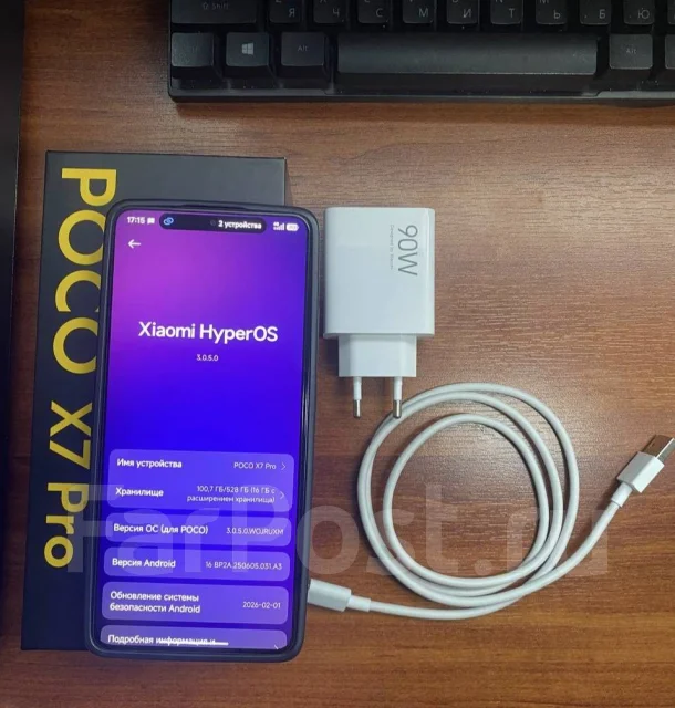 Xiaomi Poco X7 Pro. �/�, 512 ��, 5G ����