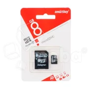 ����� ������ MicroSDHC 8GB Class 10 Smartbuy + SD ������� ����