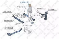 ����� �������� ���������� | ��� | Alfa Romeo 147 01/156 all 5703929SX ����