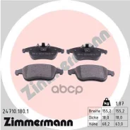 ������� �������� ! �����. 155x68x18 Renault Laguna III 2.0/2.0DCi/3.0/3.5 07 Zimmermann ���. 247101801 247101801 ����