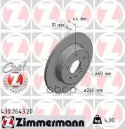���� ���� OPL Astra K/MK VII 15- ��� 264X10 Zimmermann ���. 430.2643.20 430264320 ����