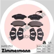 ������� ��� fiat 500 frd ka 1.3d/tdci 07- Zimmermann ���. 240721752 240721752 ����