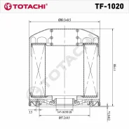 ������ ��������� Totachi TF-1020 FC-208 A 16403-J5500 MANN WK 815/80 TF1020 ����