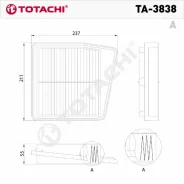 ������ ��������� Honda Accord 2.4 08- Totachi TA3838 ����