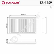 ������ ��������� Totachi TA-1449 A-2003 V 16546-73C10 MANN C 2329 TA1449 ����