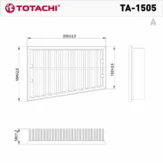 ������ ��������� Totachi TA-1505 A-2014 AY120-NS055 MANN C 2433/2 TA1505 ����