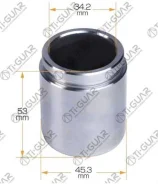 ������� �������� /������ TI-GUAR /Toyota Land Cruiser 200; 45mm; TG-BRP0060; D025304 P455304 0176UZJ200R Tiguar Tgbrp0060 TGBRP0060 ����