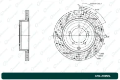 ���� ��������� ��������������� ����� Gbrake GFR-20996L / GFR20996L GFR20996L ����