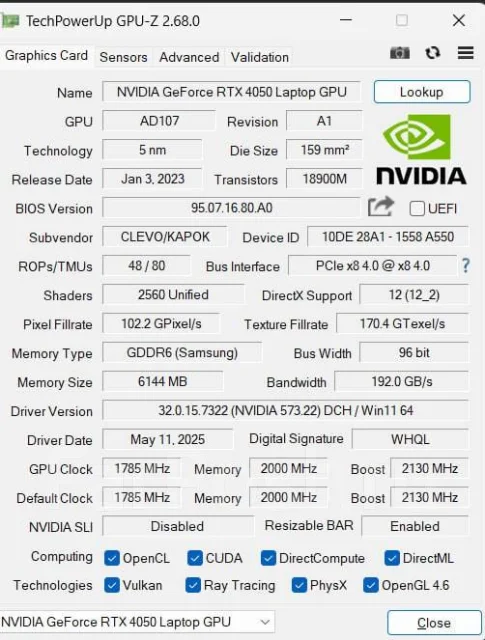 Gigabyte. 15.6", 4,5����, ��� 16 ��, ���� 512���, WiFi: 1, Bluetooth: 1, ����������� �� 2��. ����