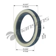 ������� ������� !d74,5xd100x14mm Scania Mansons 100036N 100036N ����