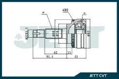 ���� ������� JETT V41-0010 ABS V410010ABS ����