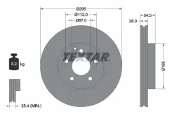 ���� ��������� �������� ������������� (�������� 2��) Textar 92115205 92115205 ����