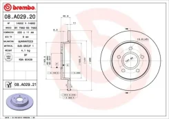 ���� ��������� ������ (�������� 2��) Brembo 08a02920 08A02920 ����