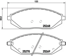 ������� ��������� �������� Brembo P10054 P10054 ����