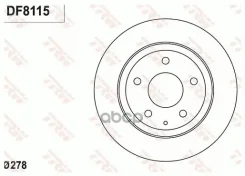 ���� ��������� | ��� | Mazda 6 Saloon (GJ, GL) 2.0 12.2012 - Mazda 6 Saloon (GJ, GL) 2.5 01.2013 - TRW ���. DF8115 DF8115 ����
