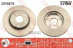 ���� ��������� �������� Toyota Corolla, Auris (E18) (277��) DF6679 TRW ���. DF6679 DF6679 ����