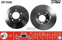���� ��������� �������� MB G-Class W460/461/463 89- ������� D-303 TRW DF1599 MB G-Class W460/461/463 89- ������� D-303 TRW ���. DF1599 DF1599 ����