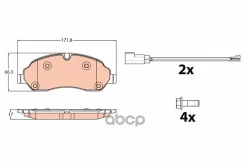������� �������� FORD Transit 8/13- ������ ���� GDB2117 TRW ���. GDB2117 GDB2117 ����
