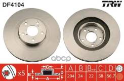 ���� ��������� ������ Subaru: Forester 01-02, Forester 02-, Impreza 98-00, Impreza 00-, Impreza ��������� 98-00, Outback 00-03 TRW ���. DF4104 DF4104...