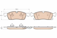������� ��������� Mercedes-BENZ ML W166 250-350 11- �������� TRW ���. GDB1955 GDB1955 ����