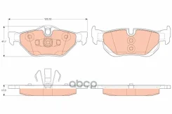 ������� ��������� BMW E81/E87/E90/E91/E84 X1 ������ TRW ���. GDB2050 GDB2050 ����
